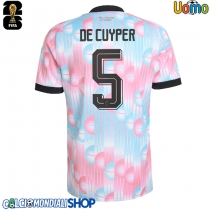 Maglie da calcio Belgio Maxim De Cuyper #5 Seconda Maglia Mondiali 2026  Manica Corta